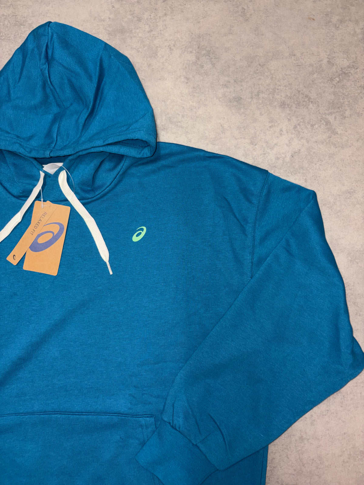 Asics French Terry Relaxed Hoodie - Dark Teal