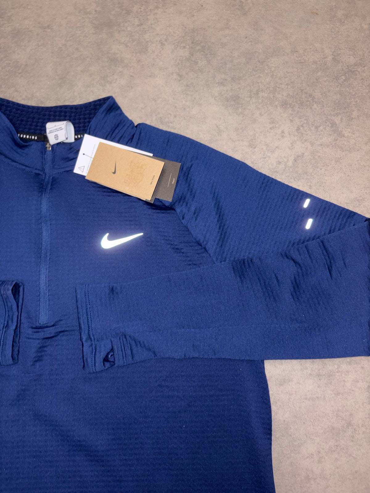 Nike Stride Therma Fit Repel 1/4 Zip - Blue Void