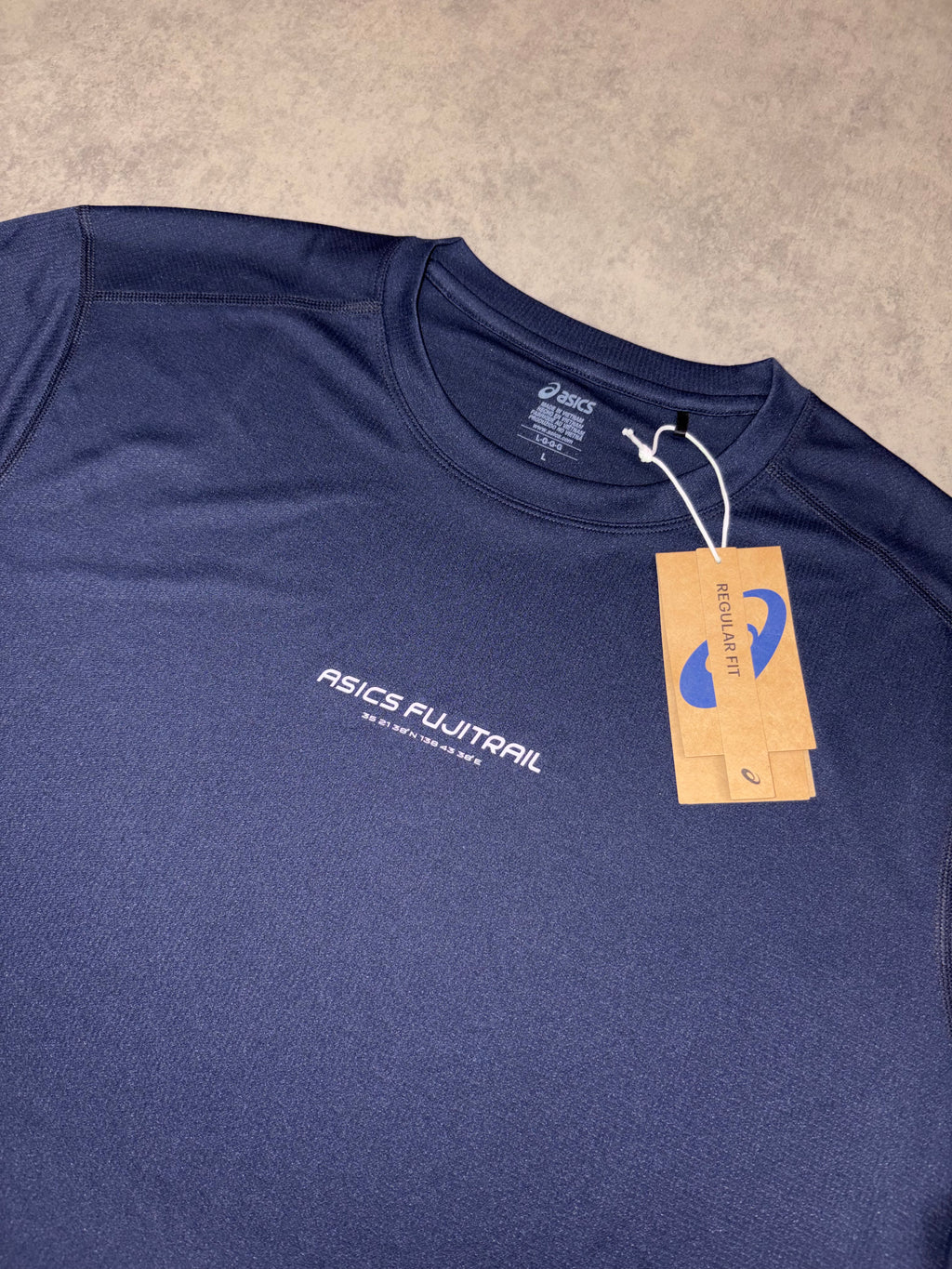 Asics FujiTrail Long Sleeve Top - Midnight/ Cobalt Burst